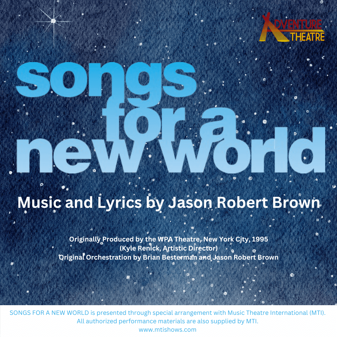 Show flyer for Songs for a New World 