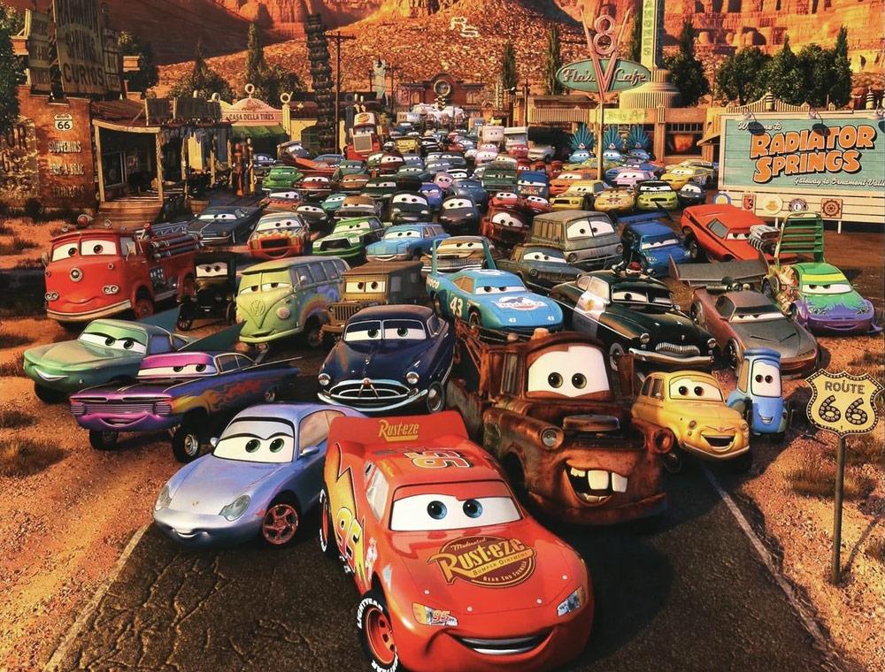 Cars movie poster art